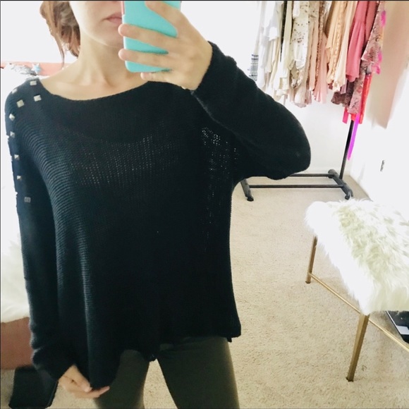 Nollie black knit oversized sweater - Picture 2 of 8